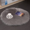 Hair Plush  Wool Round Bedroom Carpets