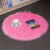 Hair Plush  Wool Round Bedroom Carpets