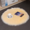 Hair Plush  Wool Round Bedroom Carpets
