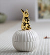 Animal figurine decor jewelry box