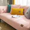 Modern Solid Color Winter Lamb Wool Sofa