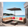 Patio Furniture Corner Sofa Set