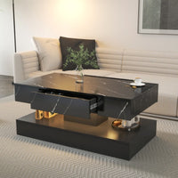 6.93IN High LED Modern Coffee Table For Living Room